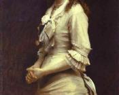 伊凡 尼古拉耶维奇 克拉姆斯柯依 : Portrait of Sophia Kramskaya the Artist's Daughter